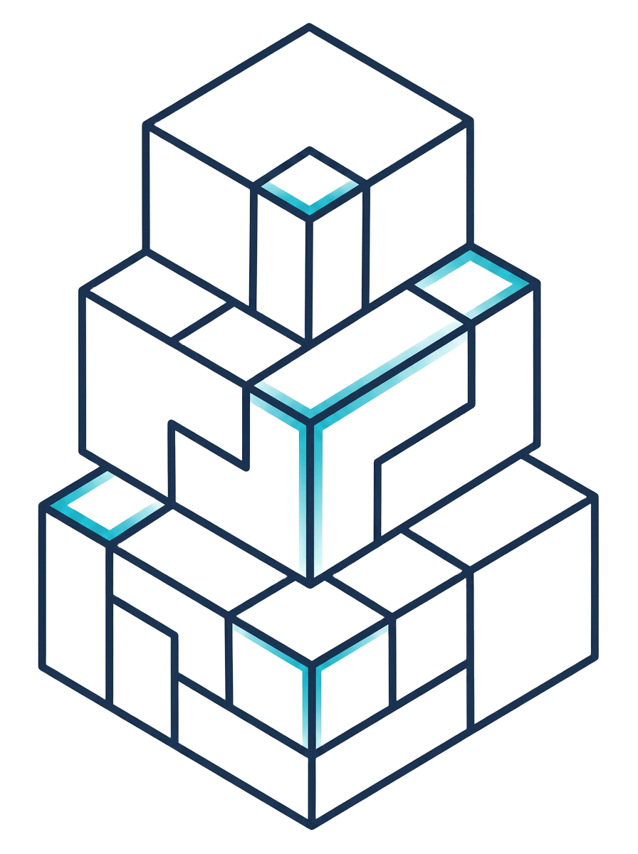 Structured data tower illustration
